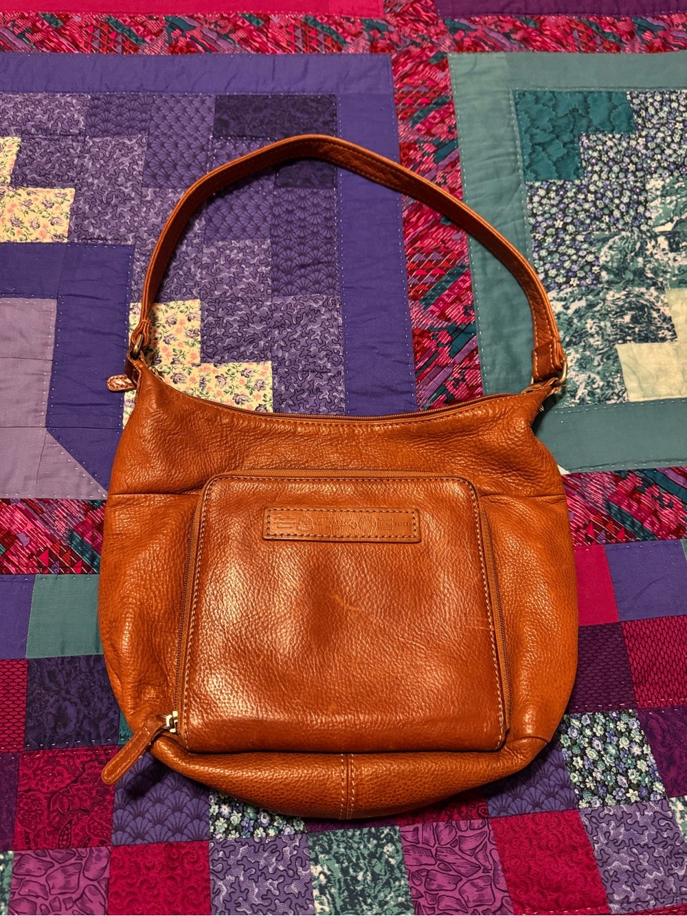 Women’s Tan Vintage Fossil shoulder bag